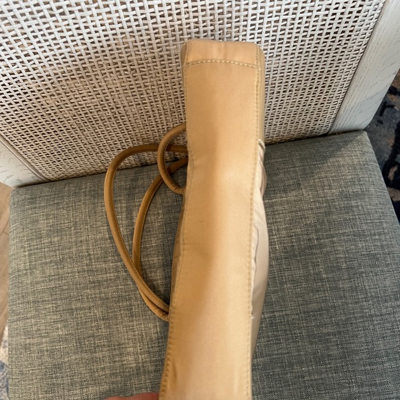 PRADA Tessuto Easy Cammello Nylon and Leather Tote Y2K Vintage - Picture 9 of 12